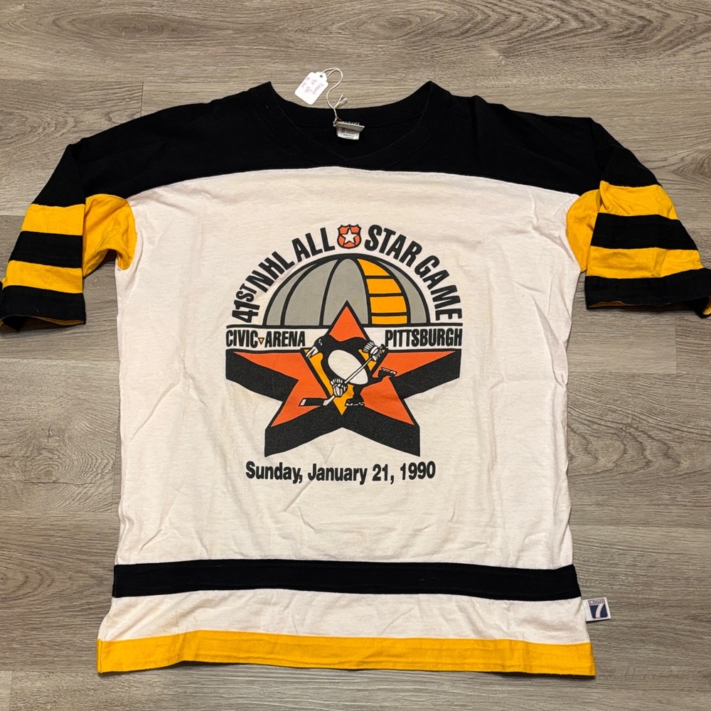 Vintage LOGO 7 Pittsburgh 45th NHL All-Star Game Tee